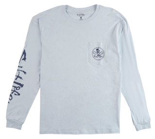 Thumbnail 1: Salt Life Men's Long Sleeve Skull Print Shirt 