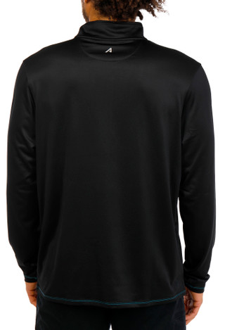 Thumbnail 2: Antigua Men's Long Sleeve Quarter Zip Up Top 