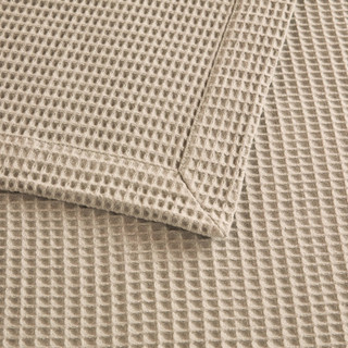 Thumbnail 4: Madison Park 100% Cotton Waffle Weave Blanket 