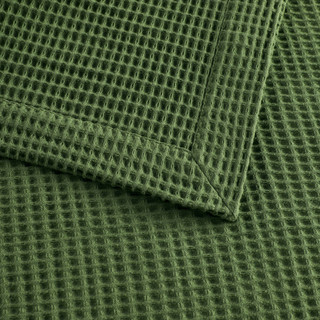 Thumbnail 10: Madison Park 100% Cotton Waffle Weave Blanket 