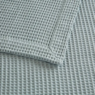 Thumbnail 11: Madison Park 100% Cotton Waffle Weave Blanket 