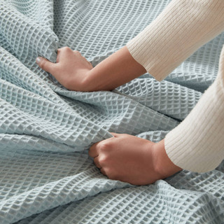 Thumbnail 13: Madison Park 100% Cotton Waffle Weave Blanket 
