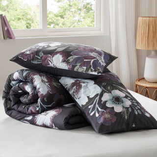 Thumbnail 6: Madison Park Jolene Floral Cotton Printed Comforter Set 