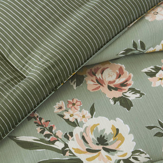 Thumbnail 13: Madison Park Salara 7 Pc Vintage Floral Comforter Set 