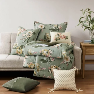 Thumbnail 12: Madison Park Salara 7 Pc Vintage Floral Comforter Set 