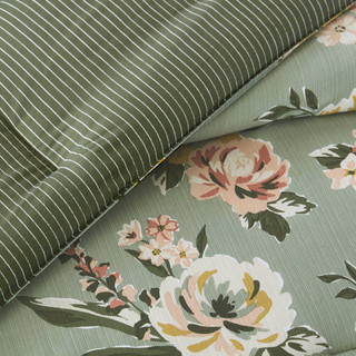 Thumbnail 14: Madison Park Salara 7 Pc Vintage Floral Comforter Set 