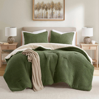 Thumbnail 13: Madison Park Riordan Texture Knit Chenille Comforter Set  
