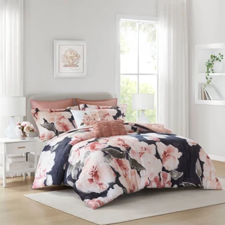 Thumbnail 2: Madison Park Shanti 7 Pc Comforter Set 