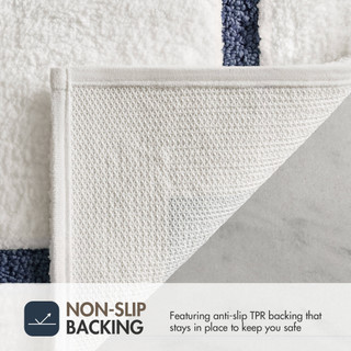 Thumbnail 19: Madison Park Roan Border Tufted Bath Rug 