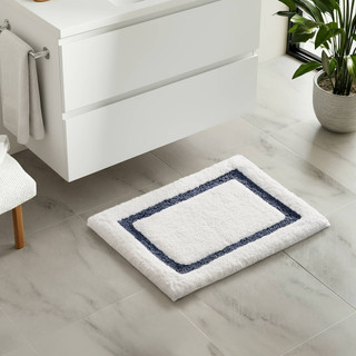 Thumbnail 30: Madison Park Roan Border Tufted Bath Rug 
