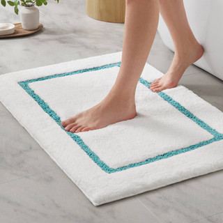 Thumbnail 10: Madison Park Roan Border Tufted Bath Rug 