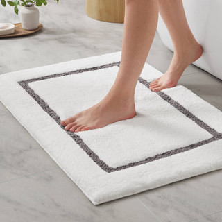Thumbnail 14: Madison Park Roan Border Tufted Bath Rug 