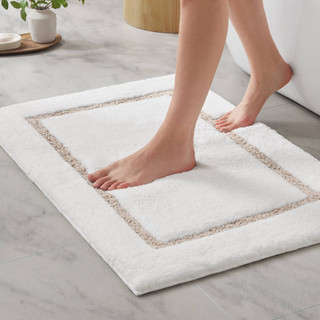Thumbnail 20: Madison Park Roan Border Tufted Bath Rug 