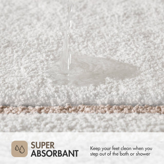 Thumbnail 21: Madison Park Roan Border Tufted Bath Rug 