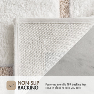 Thumbnail 30: Madison Park Roan Border Tufted Bath Rug 