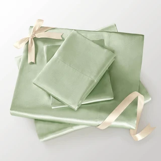 Thumbnail 6: Madison Park Essentials Satin Luxury Sheet Set 