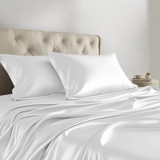 Thumbnail 5: Madison Park Essentials Satin Luxury Sheet Set 