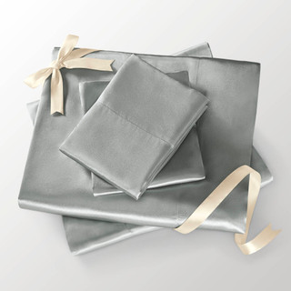 Thumbnail 4: Madison Park Essentials Satin Luxury Sheet Set 
