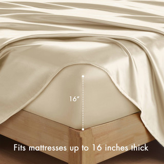 Thumbnail 13: Madison Park Essentials Satin Luxury Sheet Set 