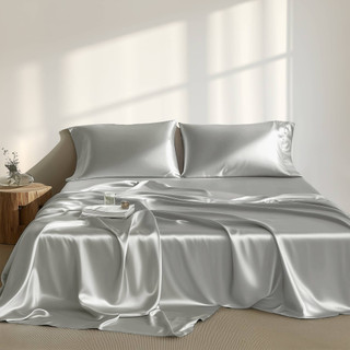 Thumbnail 2: Madison Park Essentials Satin Luxury Sheet Set 