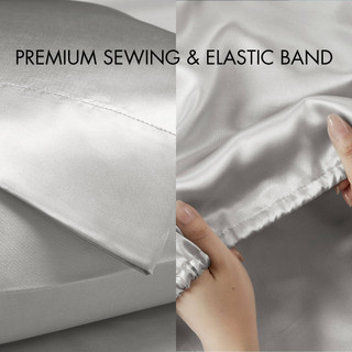 Thumbnail 10: Madison Park Essentials Satin Luxury Sheet Set 