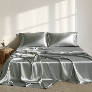 Thumbnail 2: Madison Park Essentials Satin Luxury Sheet Set 