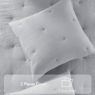 Thumbnail 2: Harbor House Breeze Cotton Gauze Embroidered Euro Sham  