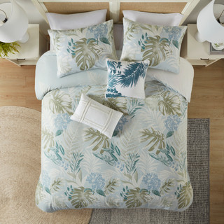 Thumbnail 7: Harbor House Kiawah Island 5 Pc Cotton Duvet Cover Set 
