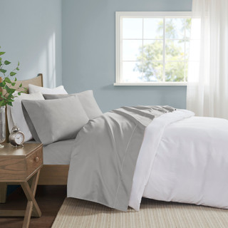 Thumbnail 4: Madison Park  600 Thread Count Pima Cotton Sheet Set 