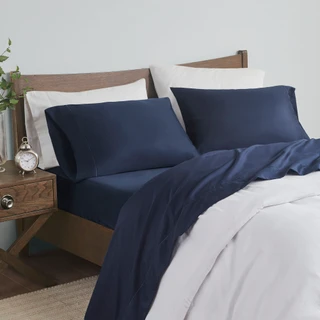 Thumbnail 2: Madison Park  600 Thread Count Pima Cotton Sheet Set 