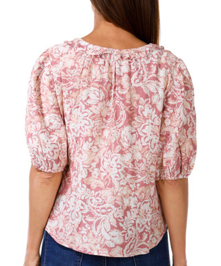 Thumbnail 2: Counterparts Women's Crinkle Bubble Sleeve Top 