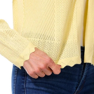 Thumbnail 3: Kathy Ireland Women's Long Sleeve Pointelle Shrug 