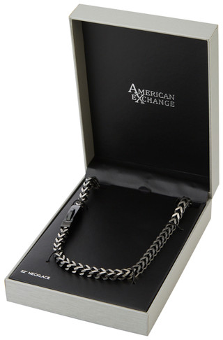 Thumbnail 1: AMERICAN EXCHANGE Men's Two Tone Chain Necklace 