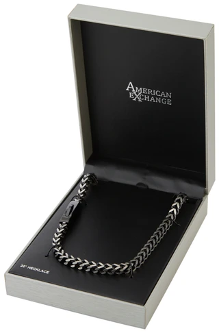 Thumbnail 1: AMERICAN EXCHANGE Men's Two Tone Chain Necklace 