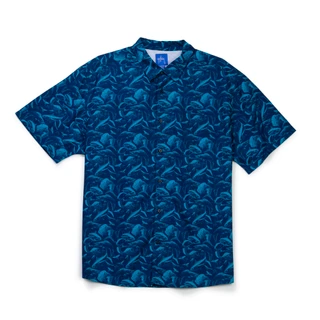 Thumbnail 1: Guy Harvey Men's Short Sleeve Button Down Shirt 