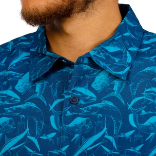Thumbnail 5: Guy Harvey Men's Short Sleeve Button Down Shirt 