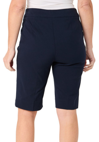 Thumbnail 3: Zac & Rachel Women's Sailor Button Bermuda Shorts 