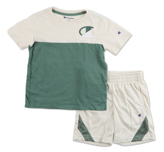 Thumbnail 1: Champion Little Boys Active 2 Pc Logo Shorts Set 