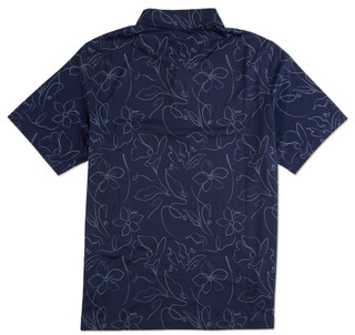 Thumbnail 2: Ashworth Men's Active Floral Polo Shirt 