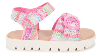 Thumbnail 2: Jessica Simpson Toddler Girls Tia Kai Flower Buckle Sandals 