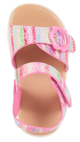 Thumbnail 5: Jessica Simpson Toddler Girls Tia Kai Flower Buckle Sandals 