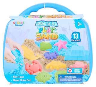 Thumbnail 1: Create n' Grow 13 Pc Under The Sea Play Sand Set 