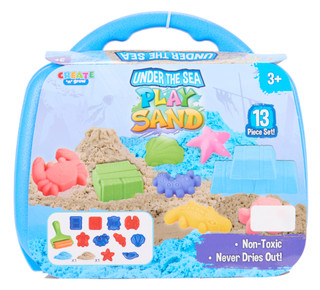 Thumbnail 2: Create n' Grow 13 Pc Under The Sea Play Sand Set 