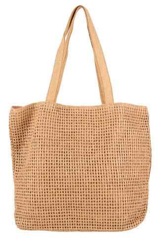 Thumbnail 3: Catherine Malandrino Women's 2 Pc Paper Straw Sun Hat & Tote Set 