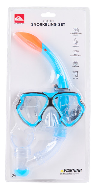 Thumbnail 1: Quiksilver Youth Snorkeling Set 