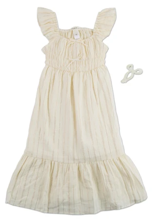 Thumbnail 1: Derek Heart Girls 2 Pc Dress & Hair Clip Set  