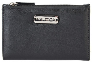 Thumbnail 1: Nautica Top Zip Bi Fold Wallet 