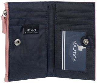 Thumbnail 2: Nautica Top Zip Bi Fold Wallet 