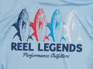 Thumbnail 6: REEL LEGENDS Little Boys Long Sleeve Tuna Print Hoodie Shirt 