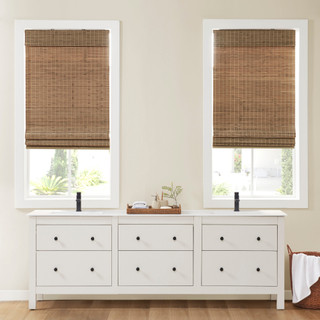 Thumbnail 13: Madison Park Eastfield Bamboo Light Filtering Roman Shade 